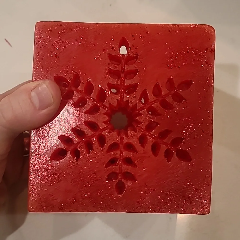 Snowflake Candle Holder